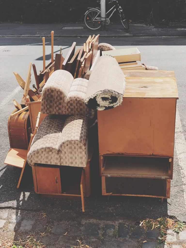 best way to remove old furniture